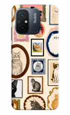 Mirror Cats Redmi 12C Hard Case Back Cover by Casekaro