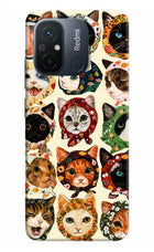 Cool Cat Redmi 12C Hard Case Back Cover by Casekaro
