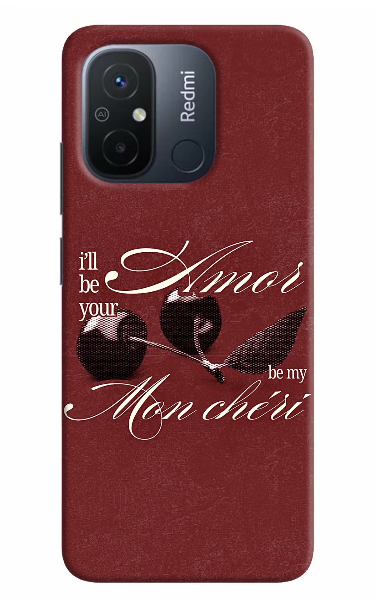 Velvet Cherry Redmi 12C Back Cover