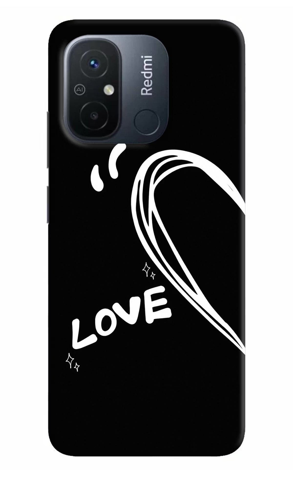 Love Line Redmi 12C Back Cover