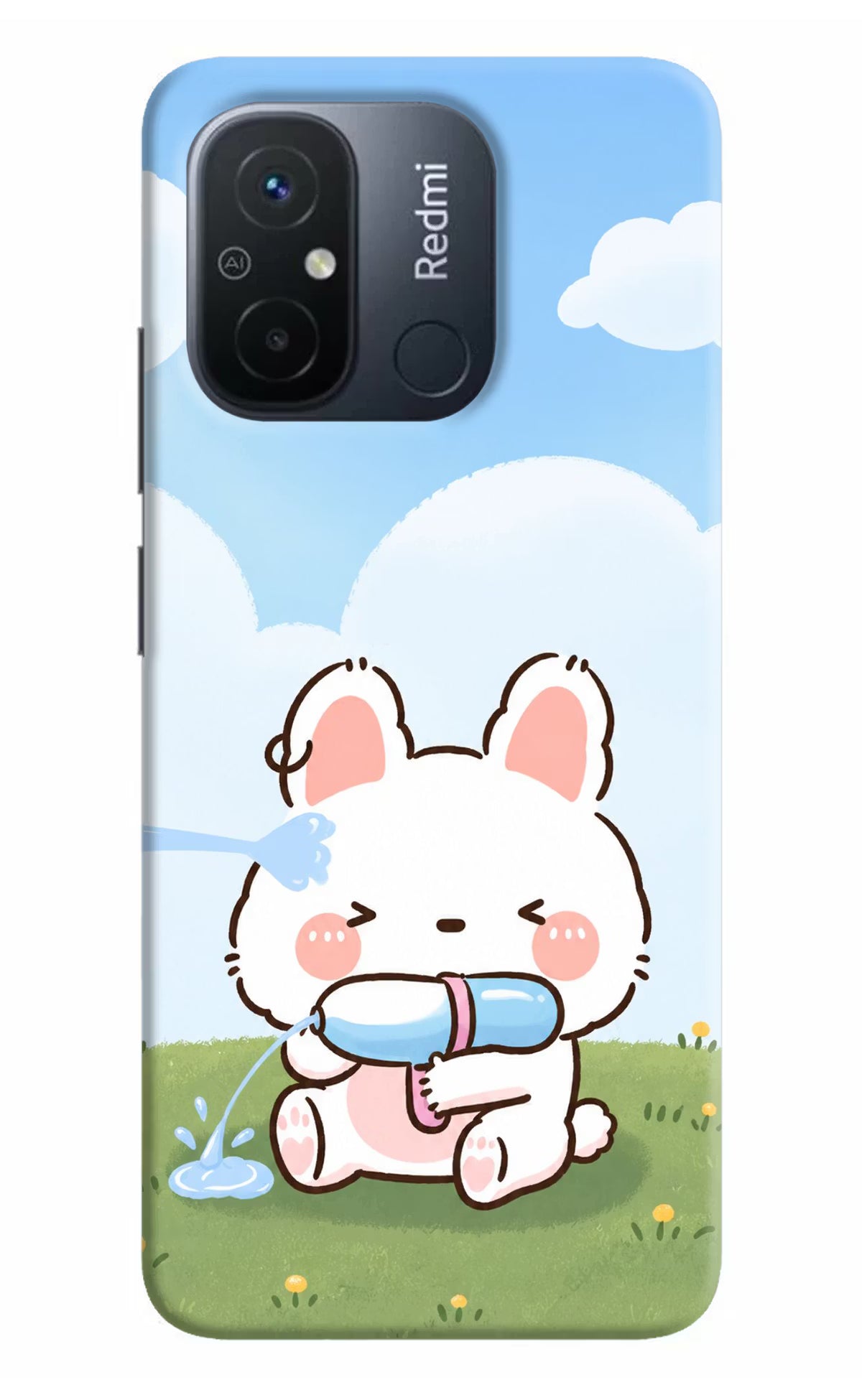 Bunny Treat Redmi 12C Back Cover