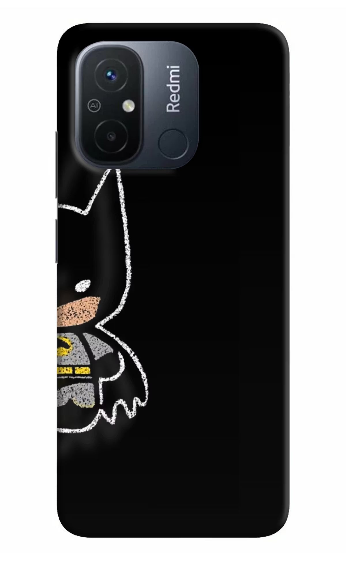 Bat Kitty Redmi 12C Hard Case Back Cover by Casekaro