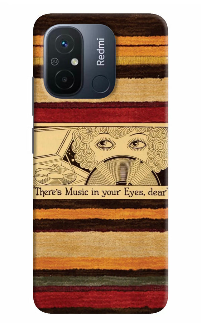 Vinyl Stripes Redmi 12C Hard Case Back Cover by Casekaro