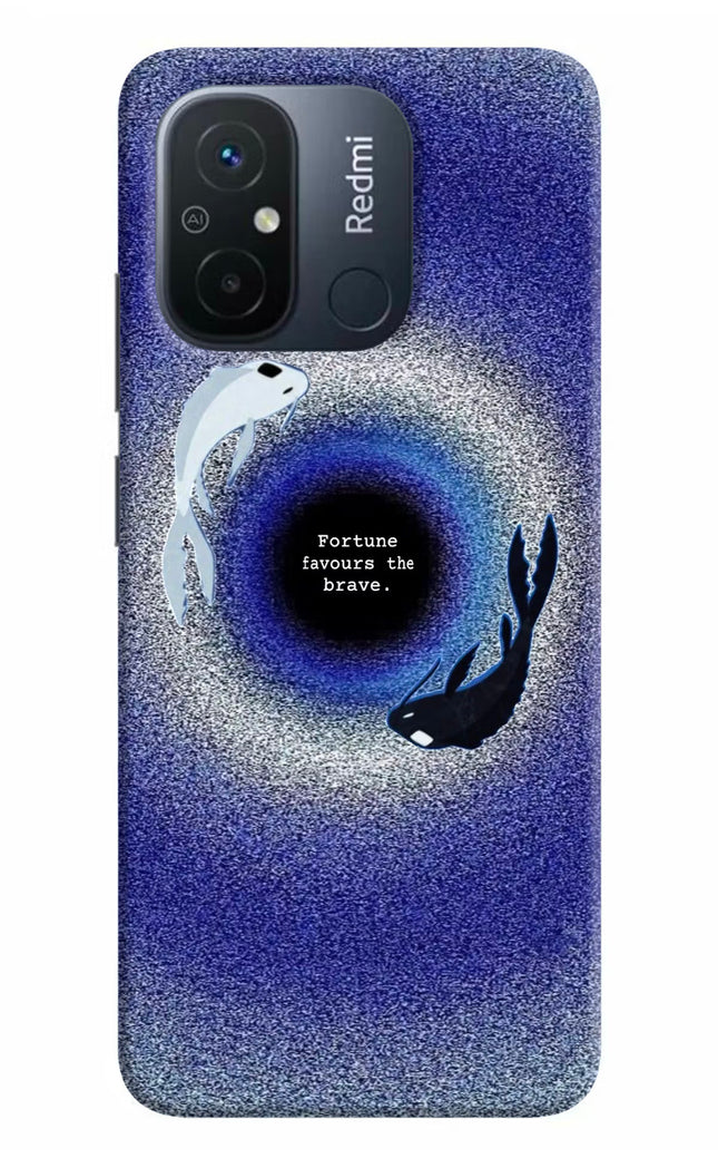 Dark Koi Redmi 12C Hard Case Back Cover by Casekaro
