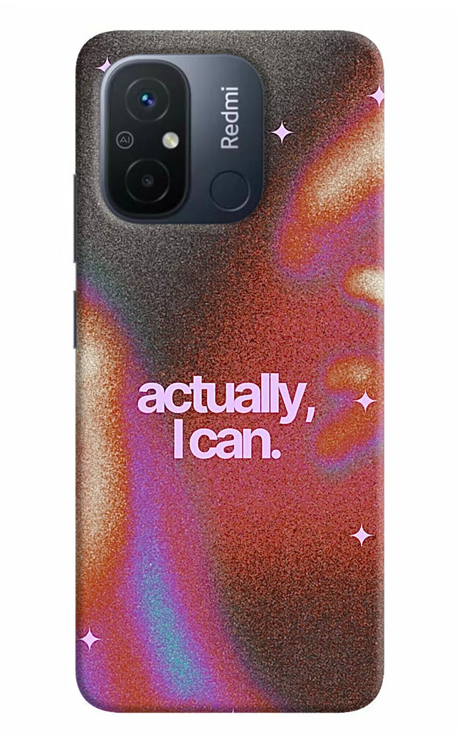 Pink Aura Redmi 12C Hard Case Back Cover by Casekaro