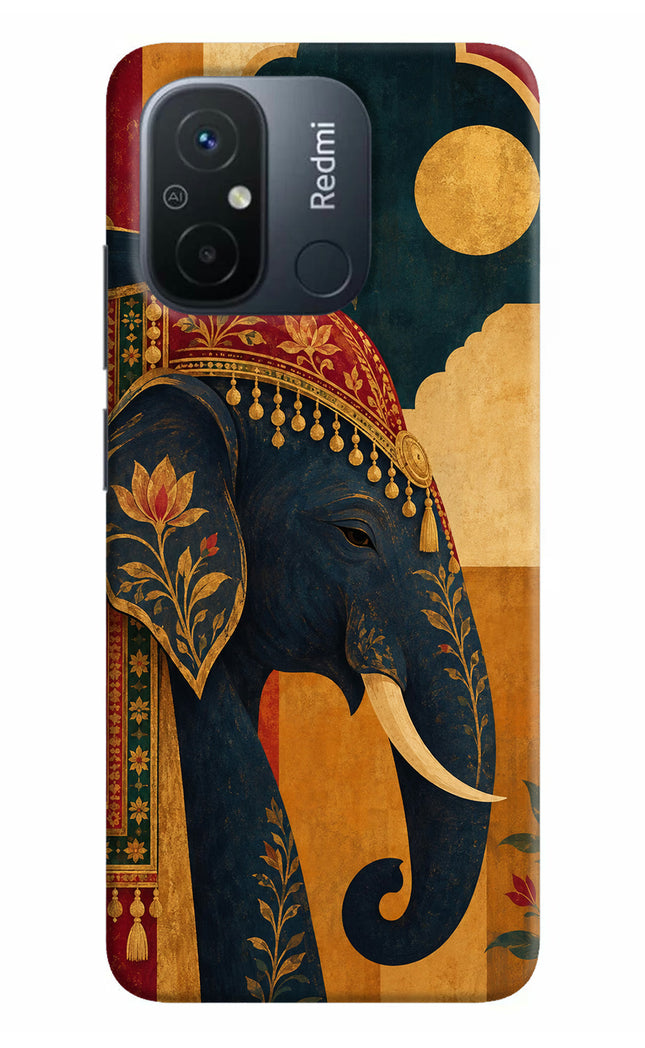 Royal Elephant Redmi 12C Back Cover