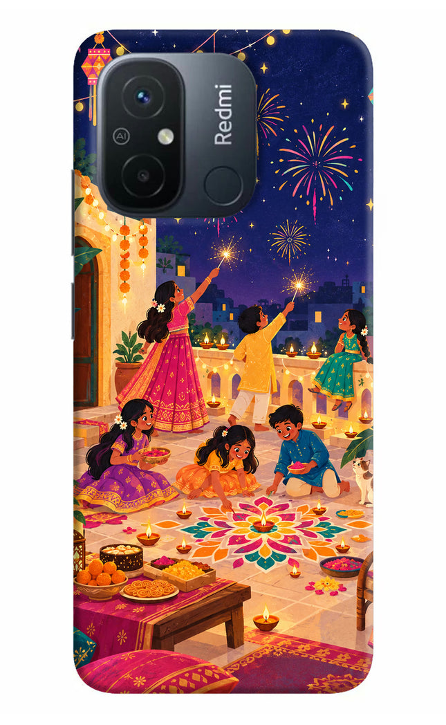 Diwali Night Redmi 12C Back Cover