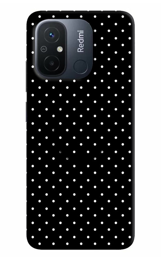 White Dots Redmi 12C Pop Case by Casekaro