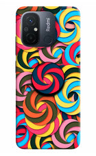Spiral Pattern Redmi 12C Pop Case by Casekaro