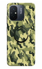 Camouflage Redmi 12C Pop Case by Casekaro