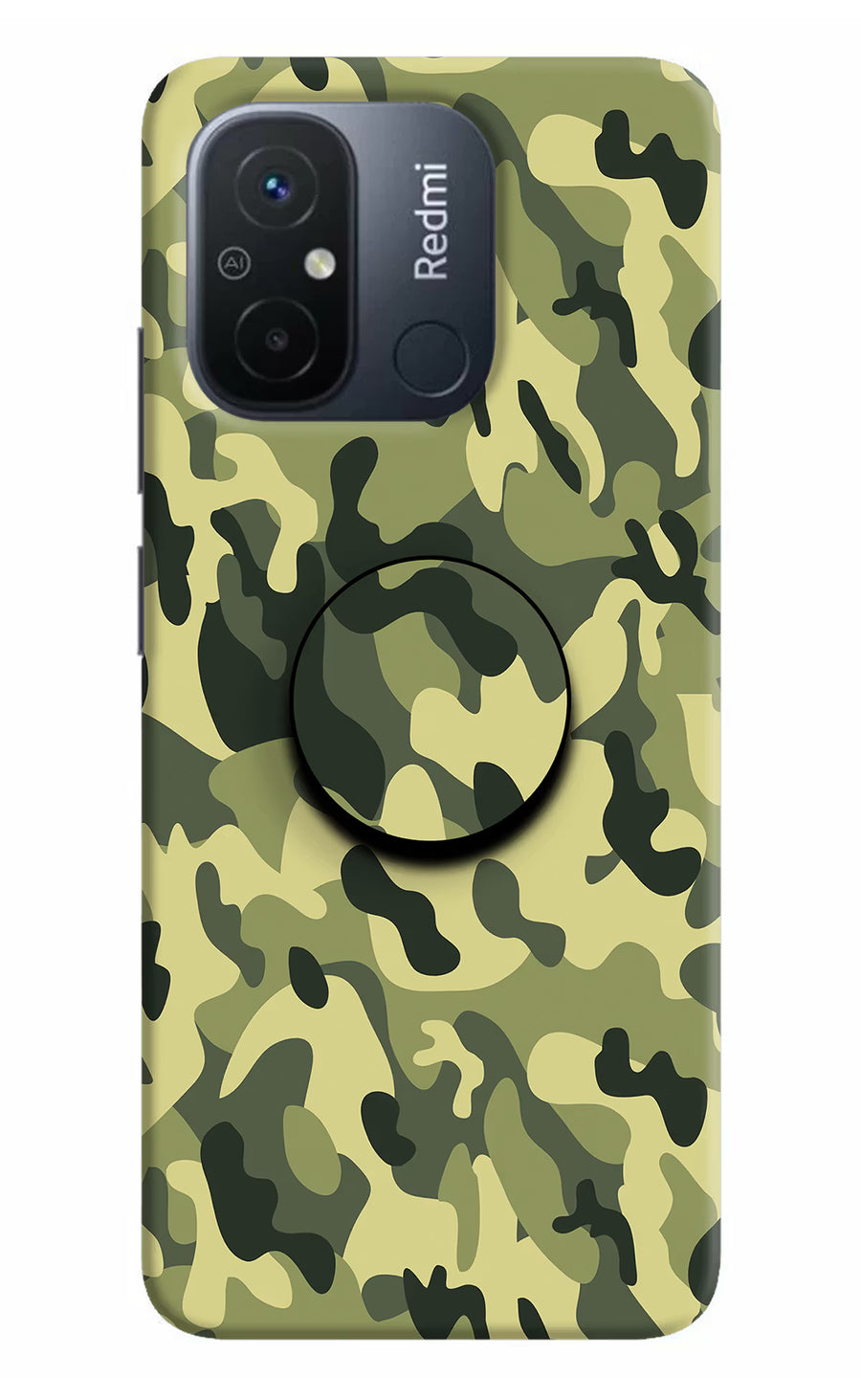 Camouflage Redmi 12C Pop Case, Hard case