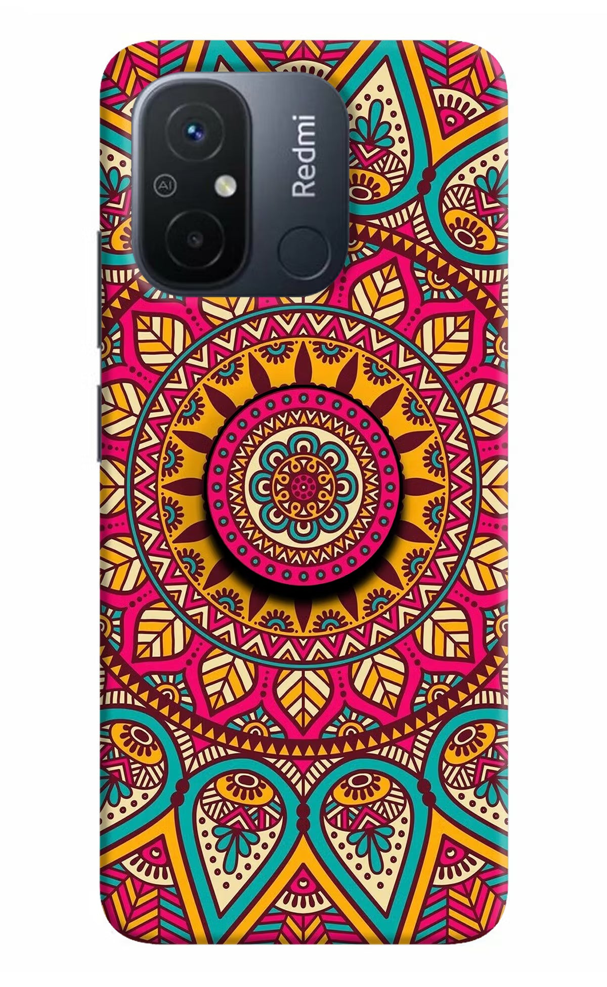 Mandala Redmi 12C Pop Case by Casekaro