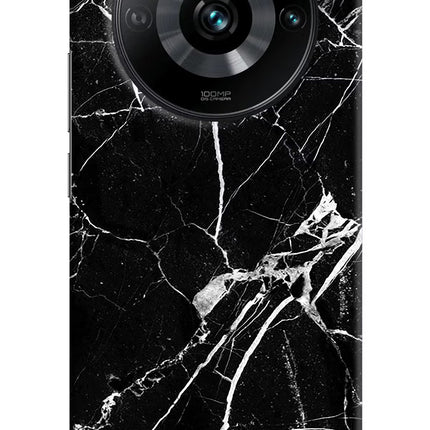 Black Marble Pattern Realme 11 Pro/Pro+ 5G Hard Case Back Cover by Casekaro