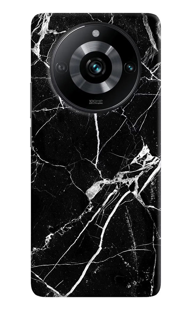 Black Marble Pattern Realme 11 Pro/Pro+ 5G Hard Case Back Cover by Casekaro