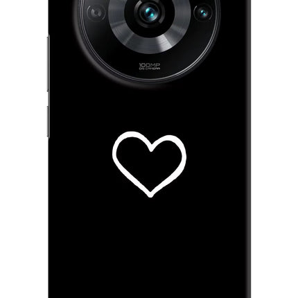 Heart Realme 11 Pro/Pro+ 5G Hard Case Back Cover by Casekaro