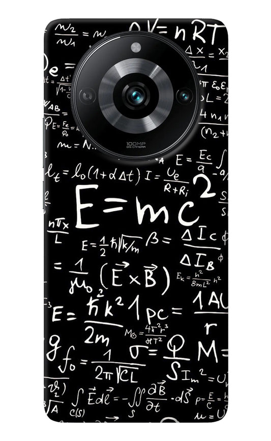 Physics Albert Einstein Formula Realme 11 Pro/Pro+ 5G Back Cover