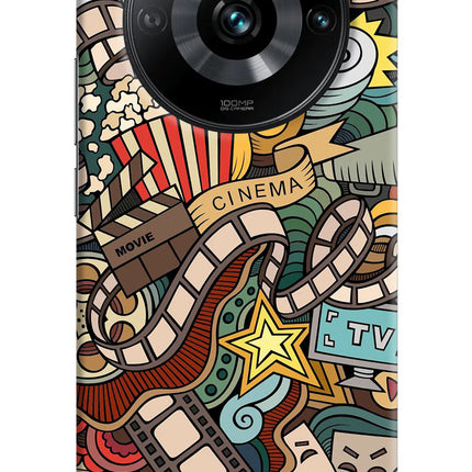 Cinema Abstract Realme 11 Pro/Pro+ 5G Hard Case Back Cover by Casekaro