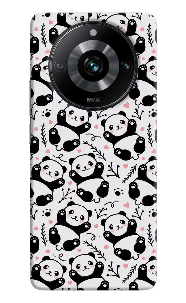 Cute Panda Realme 11 Pro/Pro+ 5G Hard Case Back Cover by Casekaro