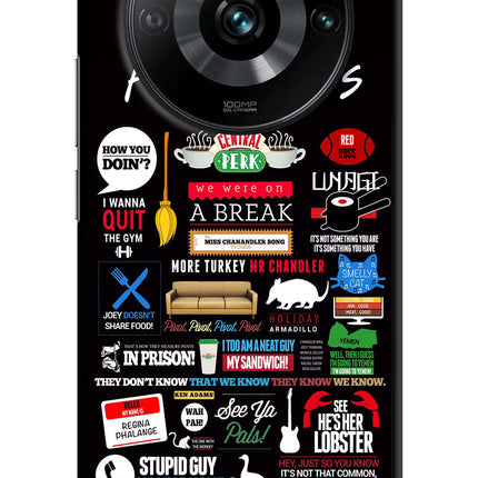 FRIENDS Realme 11 Pro/Pro+ 5G Hard Case Back Cover by Casekaro