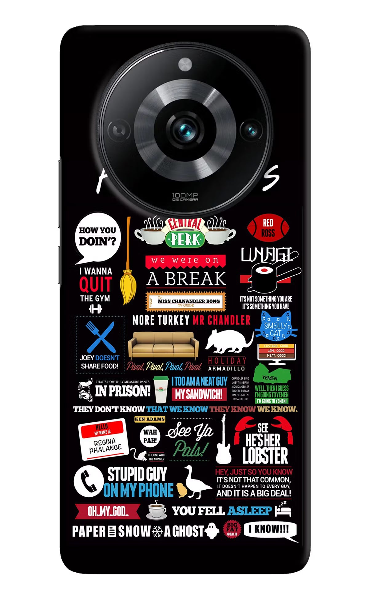 FRIENDS Realme 11 Pro/Pro+ 5G Hard Case Back Cover by Casekaro