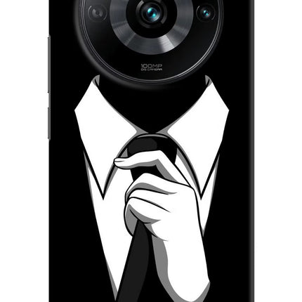 Black Tie Realme 11 Pro/Pro+ 5G Hard Case Back Cover by Casekaro