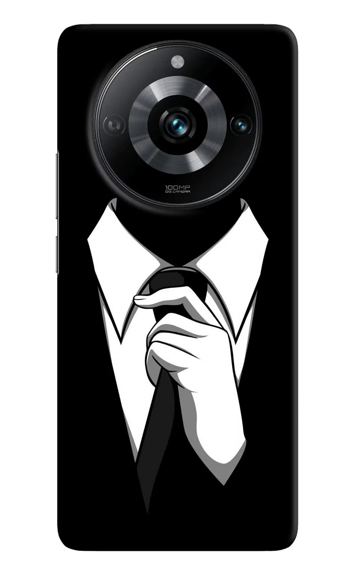 Black Tie Realme 11 Pro/Pro+ 5G Hard Case Back Cover by Casekaro