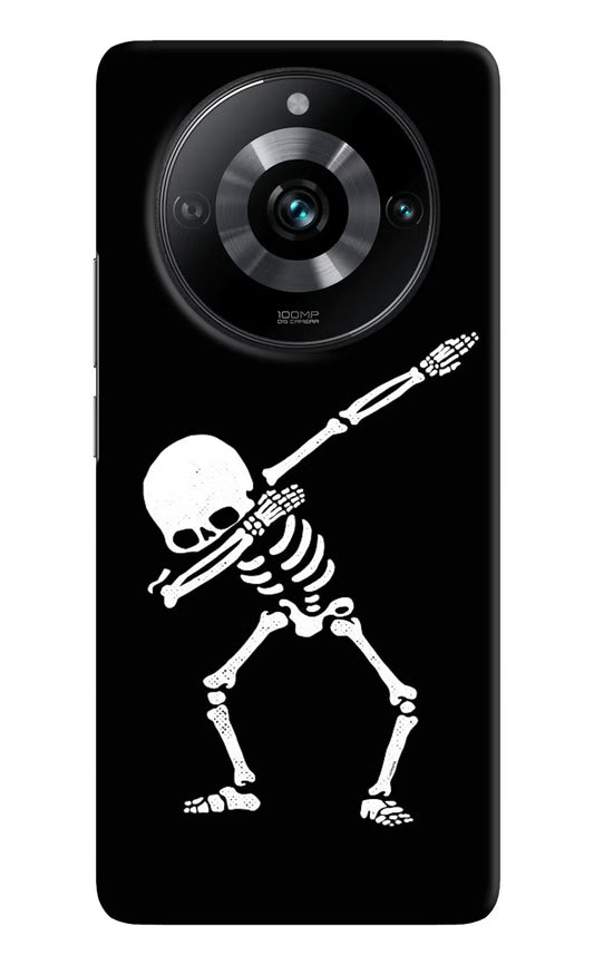 Dabbing Skeleton Art Realme 11 Pro/Pro+ 5G Hard Case Back Cover by Casekaro