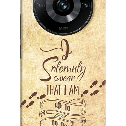 I Solemnly swear that i up to no good Realme 11 Pro/Pro+ 5G Hard Case Back Cover by Casekaro