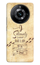 I Solemnly swear that i up to no good Realme 11 Pro/Pro+ 5G Hard Case Back Cover by Casekaro