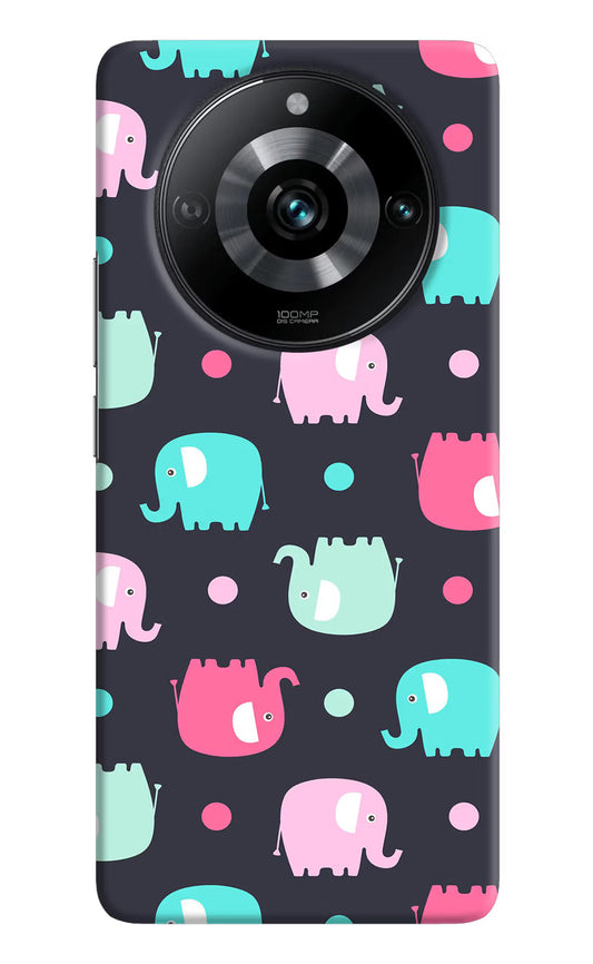 Elephants Realme 11 Pro/Pro+ 5G Hard Case Back Cover by Casekaro