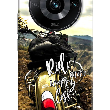 Ride More Worry Less Realme 11 Pro/Pro+ 5G Hard Case Back Cover by Casekaro