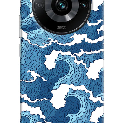 Blue Waves Realme 11 Pro/Pro+ 5G Hard Case Back Cover by Casekaro