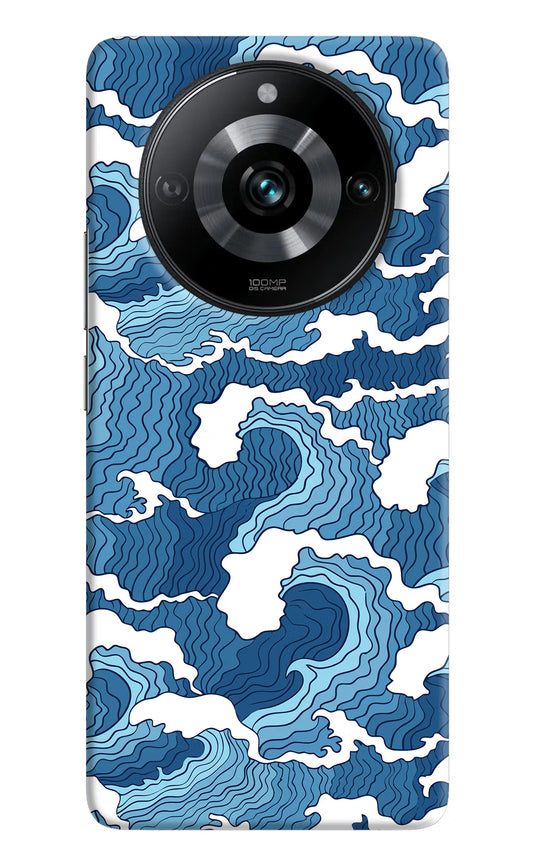 Blue Waves Realme 11 Pro/Pro+ 5G Hard Case Back Cover by Casekaro