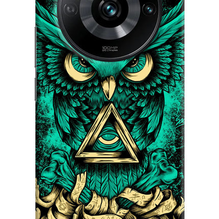 Green Owl Realme 11 Pro/Pro+ 5G Hard Case Back Cover by Casekaro