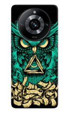 Green Owl Realme 11 Pro/Pro+ 5G Hard Case Back Cover by Casekaro