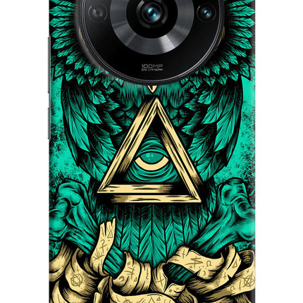 Green Owl Realme 11 Pro/Pro+ 5G Hard Case Back Cover by Casekaro