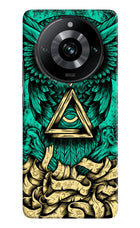 Green Owl Realme 11 Pro/Pro+ 5G Hard Case Back Cover by Casekaro