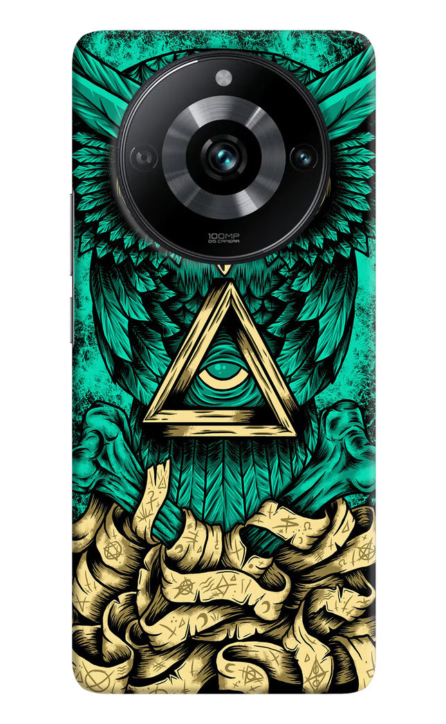 Green Owl Realme 11 Pro/Pro+ 5G Hard Case Back Cover by Casekaro