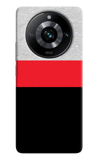 Tri Color Pattern Realme 11 Pro/Pro+ 5G Hard Case Back Cover by Casekaro