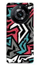 Geometric Graffiti Realme 11 Pro/Pro+ 5G Hard Case Back Cover by Casekaro
