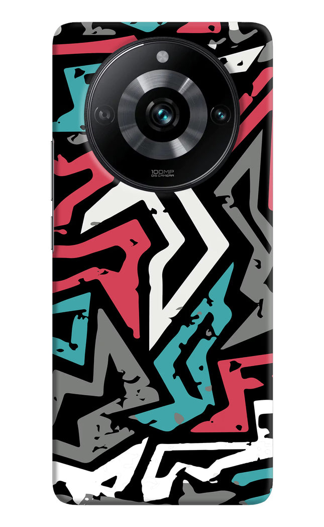 Geometric Graffiti Realme 11 Pro/Pro+ 5G Hard Case Back Cover by Casekaro