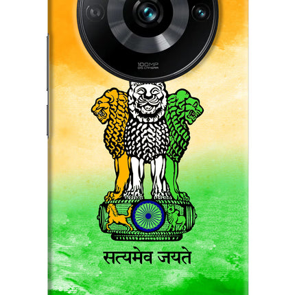 Satyamev Jayate Flag Realme 11 Pro/Pro+ 5G Hard Case Back Cover by Casekaro