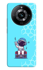 Cute Astronaut Chilling Realme 11 Pro/Pro+ 5G Hard Case Back Cover by Casekaro