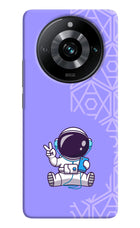 Cute Astronaut Chilling Realme 11 Pro/Pro+ 5G Hard Case Back Cover by Casekaro