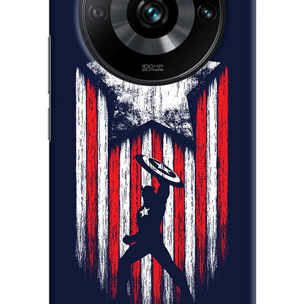 Captain America Marvel Art Realme 11 Pro/Pro+ 5G Hard Case Back Cover by Casekaro