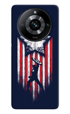Captain America Marvel Art Realme 11 Pro/Pro+ 5G Hard Case Back Cover by Casekaro