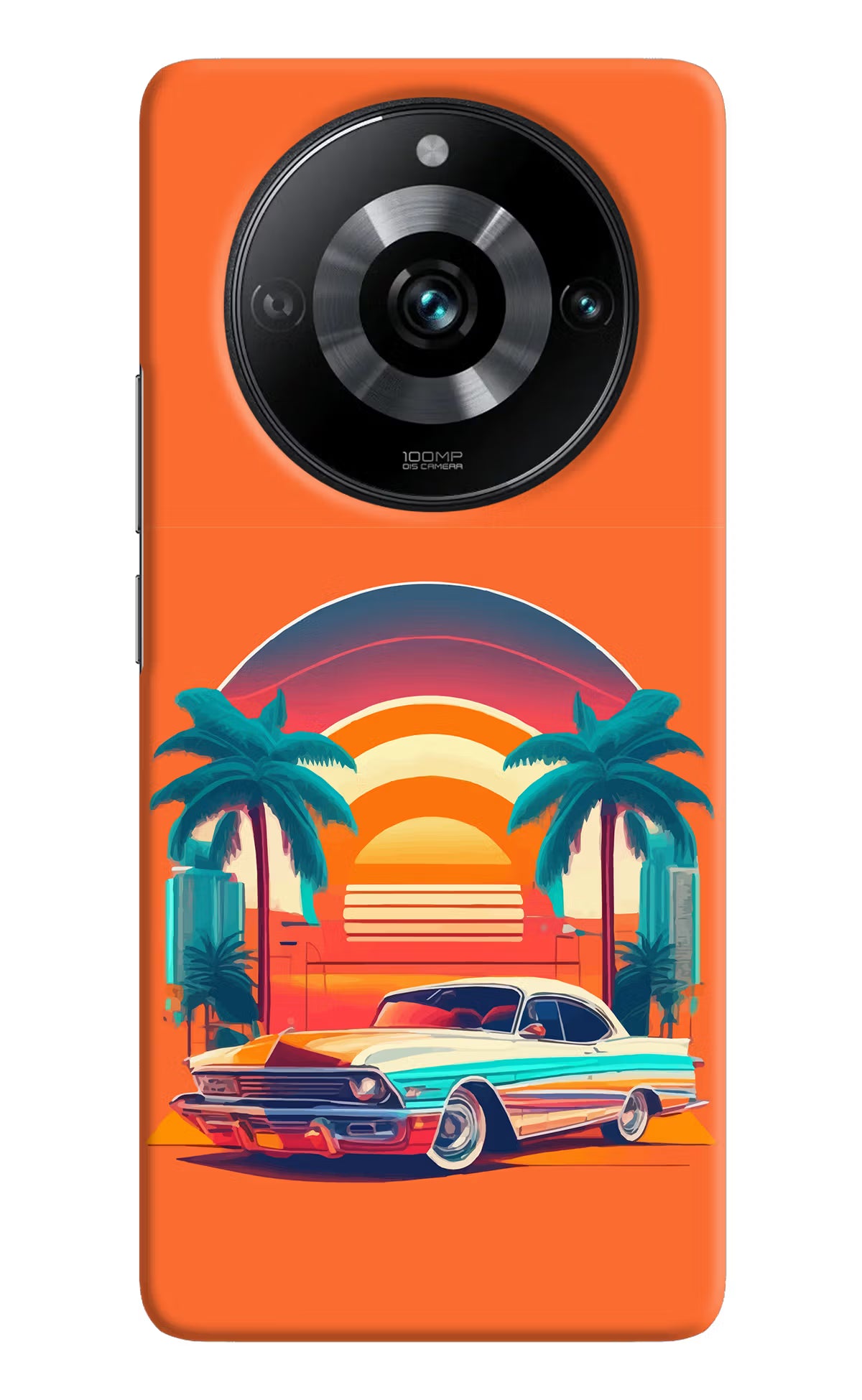 Palm Drive 80s Realme 11 Pro/Pro+ 5G Hard Case Back Cover by Casekaro