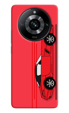 Red Velocity Realme 11 Pro/Pro+ 5G Hard Case Back Cover by Casekaro