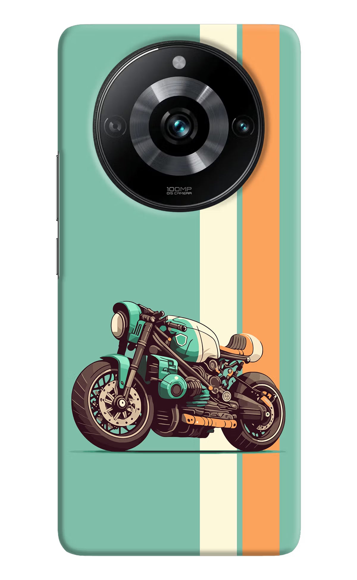 Striped Moto Drift Realme 11 Pro/Pro+ 5G Hard Case Back Cover by Casekaro
