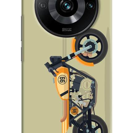 Vertical Speedster Realme 11 Pro/Pro+ 5G Hard Case Back Cover by Casekaro